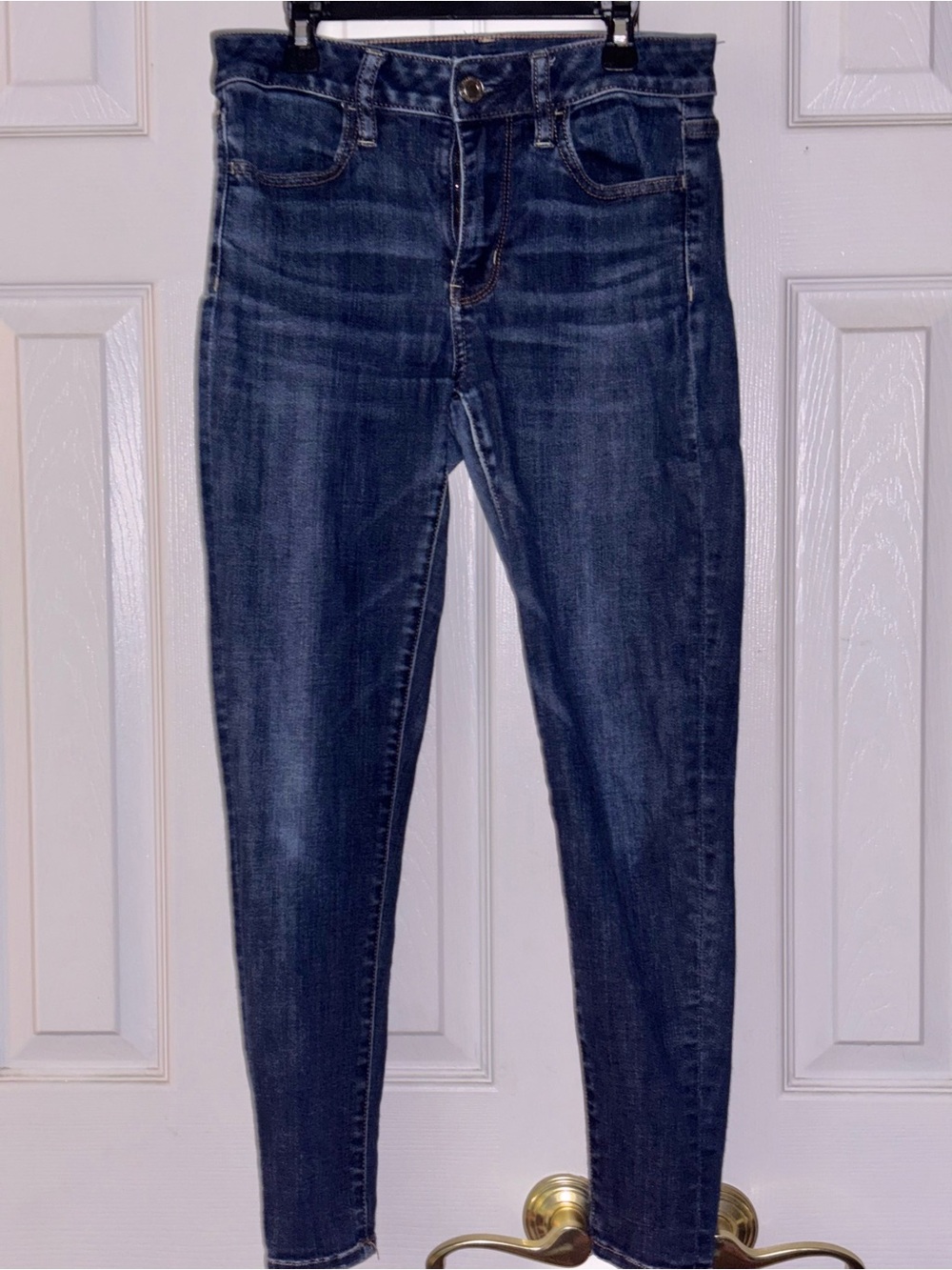 American Eagle Outfitters Dark Blue Women's Skinny Jeans